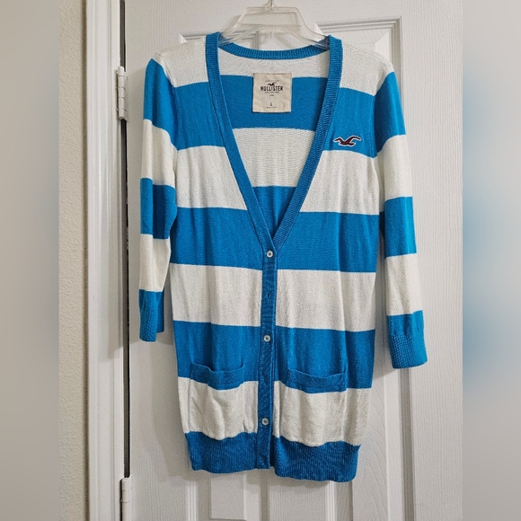 Hollister striped cardigan - Picture 1 of 8